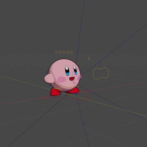 Kirby Rigged with absorption power preview image